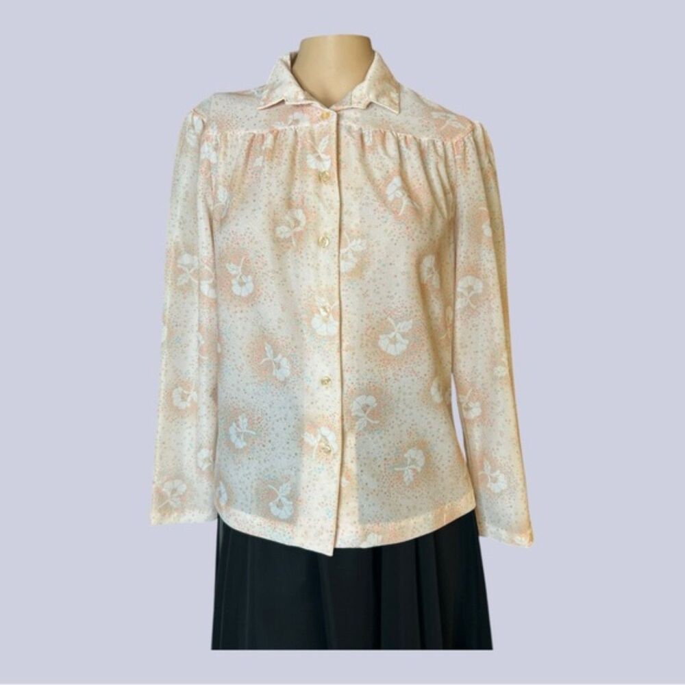 Vintage Petite Concept by Devon Floral Blouse – Made in USA
